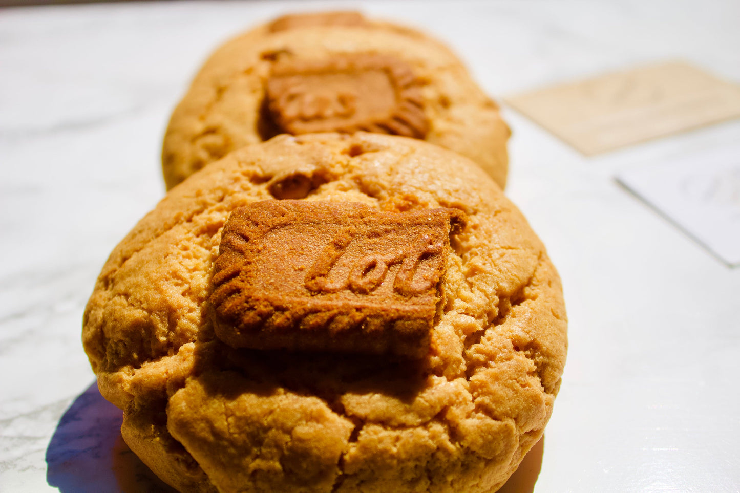 LOTUS BISCOFF & WHITE CHOCOLATE NYC COOKE